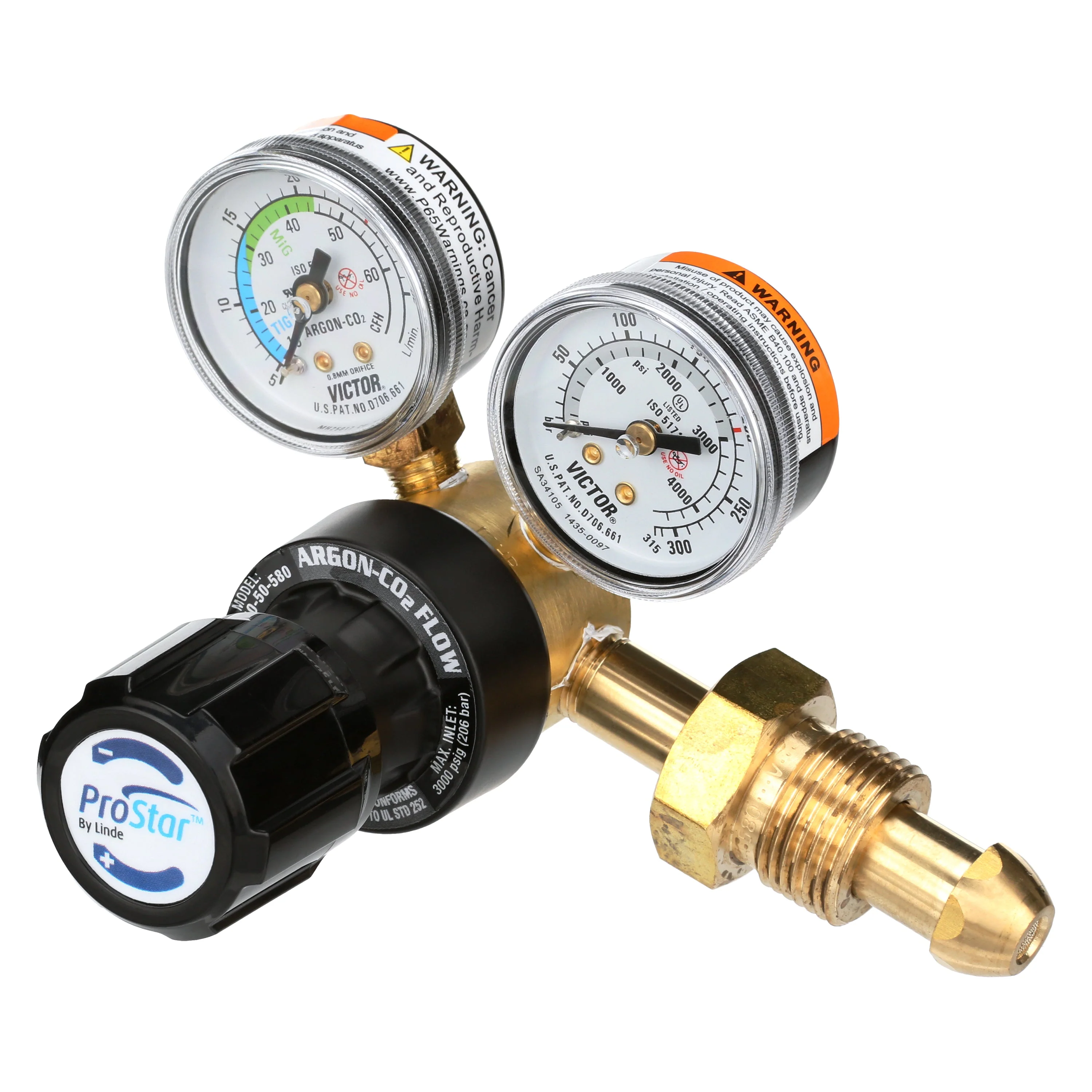 Argon Gas Regulator for Permanent Jewelry Welding