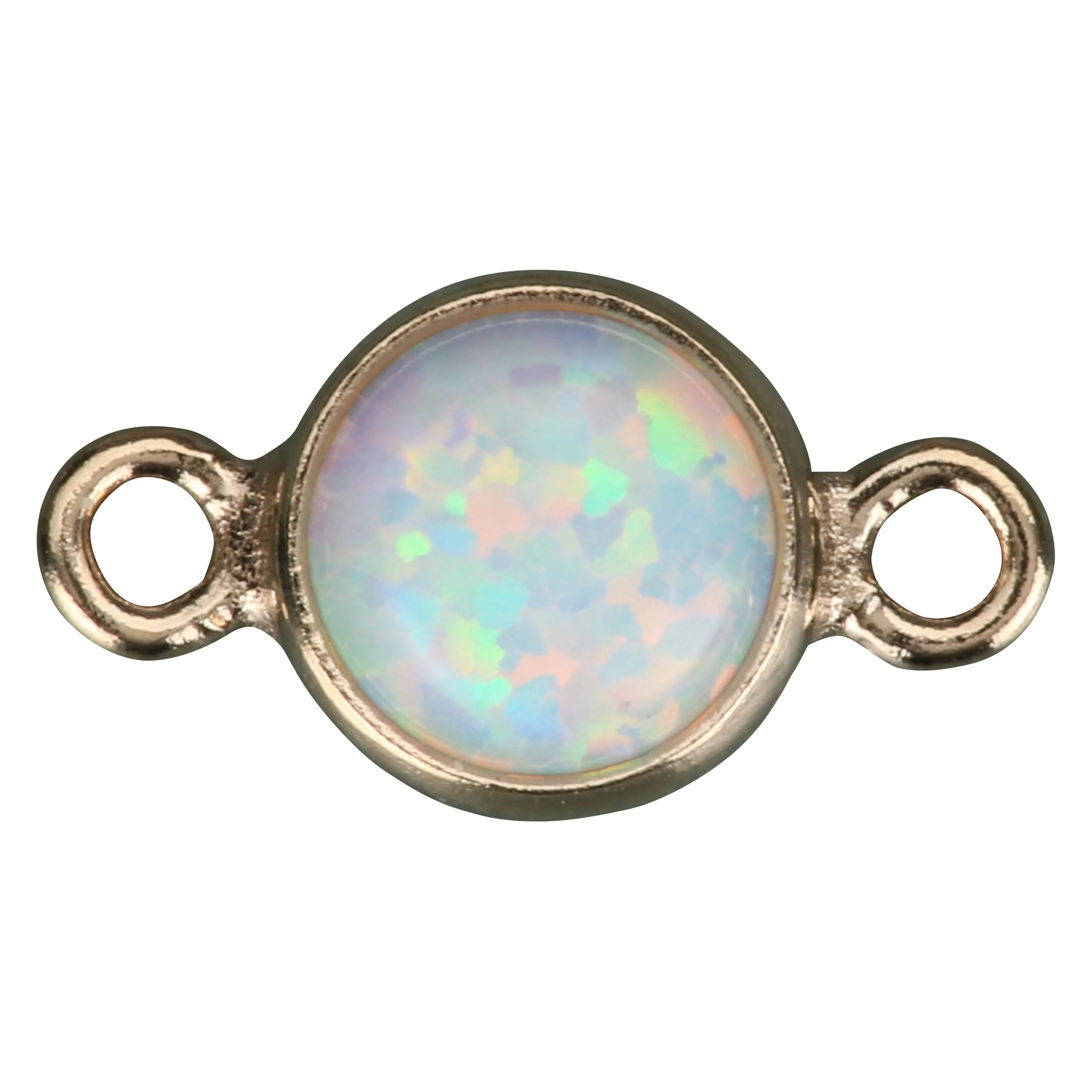 Bella Opal Connecter in Gold Filled for Permanent Jewelry, 4mm, 14k Gold Fill - Image 3