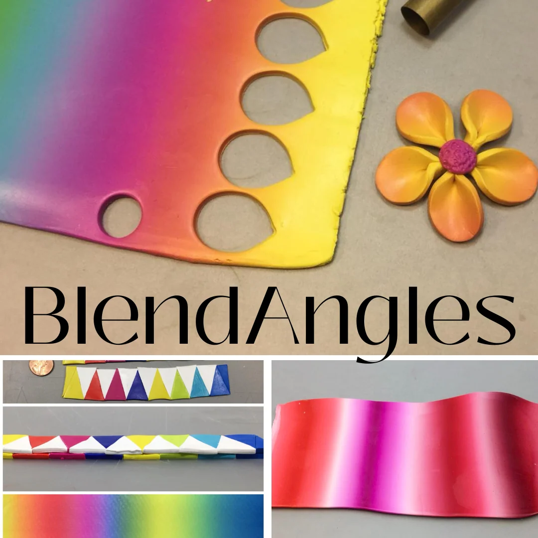 BlendAngles Skinner Ombre Gradient blend clay templates for Pasta Machine - Image 2