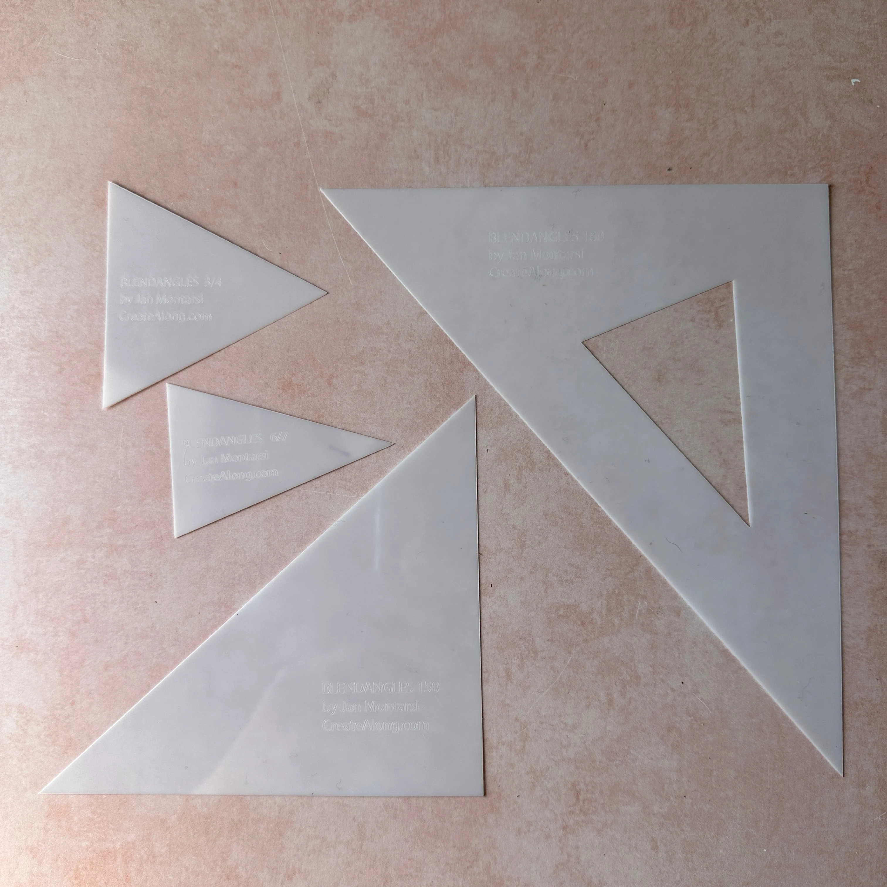 BlendAngles Skinner Ombre Gradient blend clay templates for Pasta Machine - Image 6