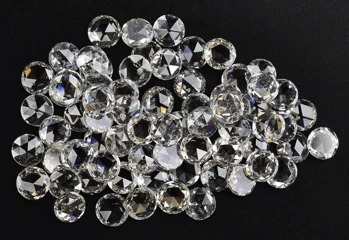 Cubic Zirconia CZ 6mm Rose Cut Flat Back - Image 4