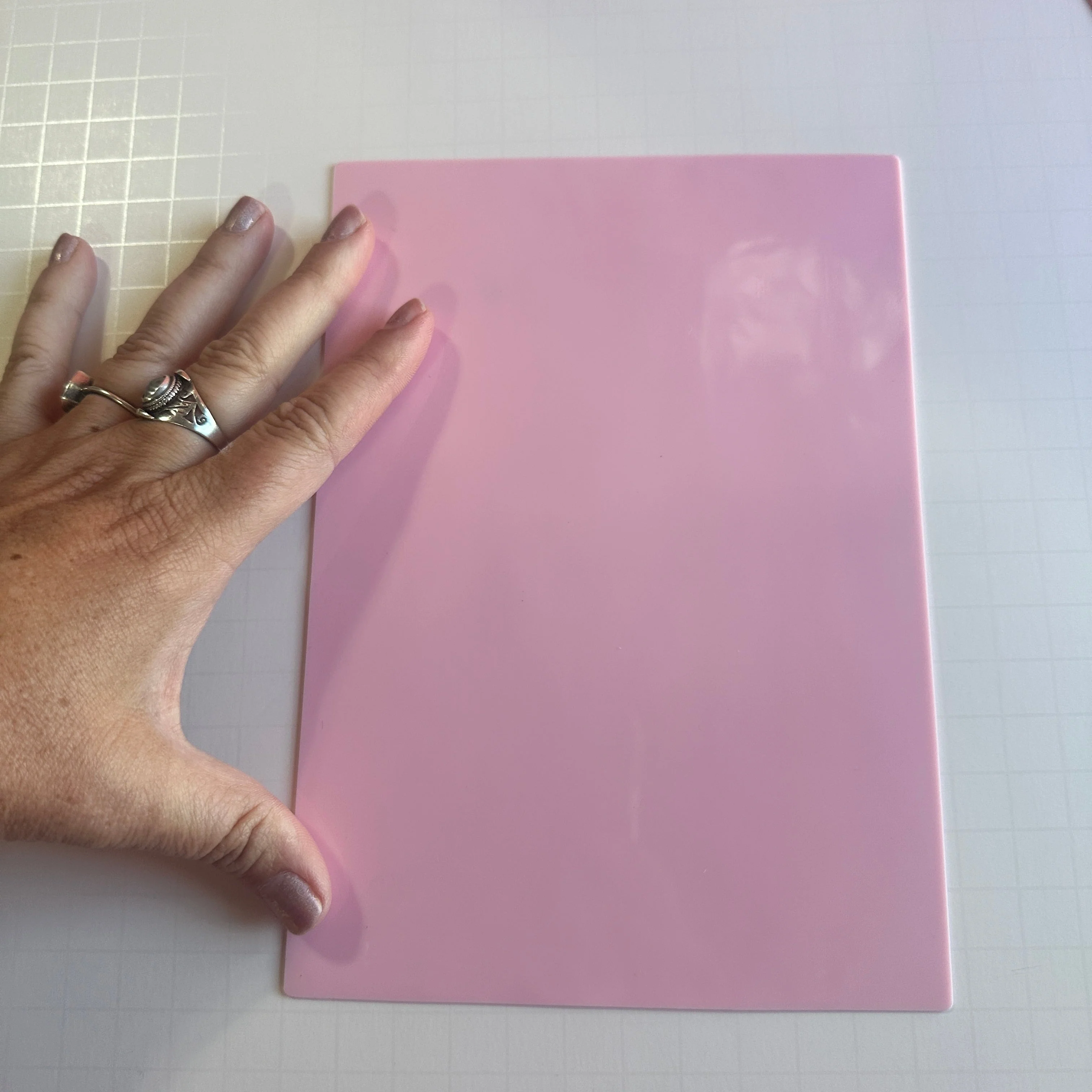 Double-Sided Silicone Work Mat – 6x8 Inch for Polymer Clay, Mica work, Baking & UV Resin