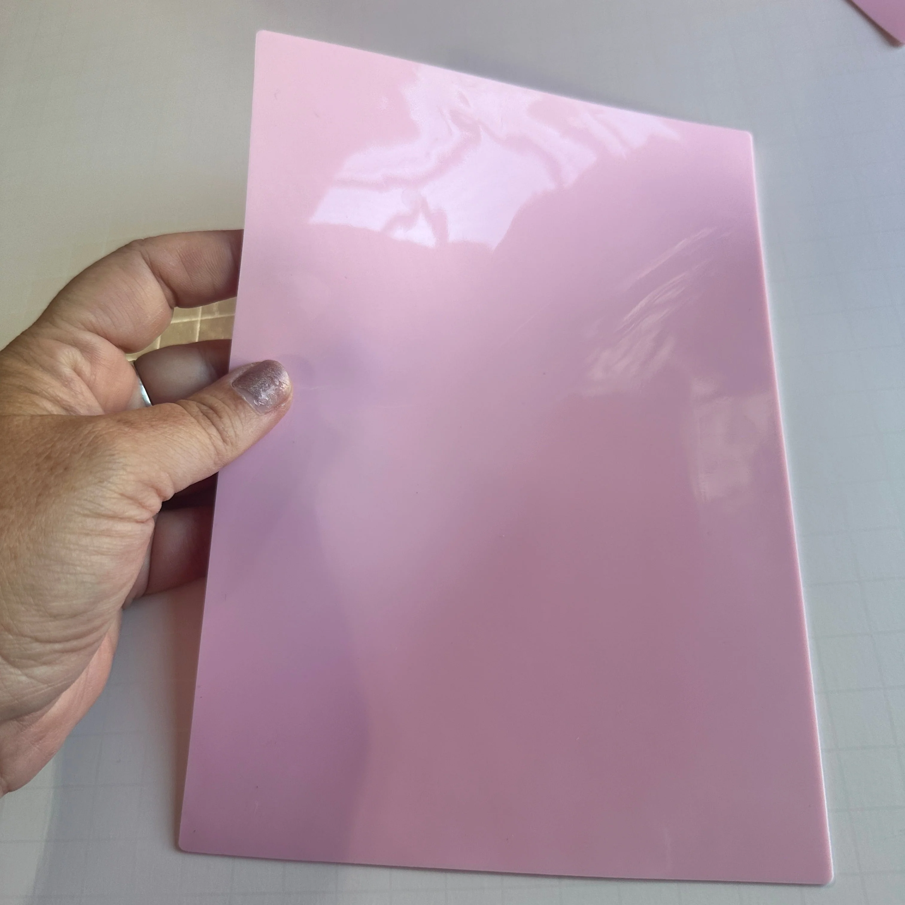 Double-Sided Silicone Work Mat – 6x8 Inch for Polymer Clay, Mica work, Baking & UV Resin - Image 6