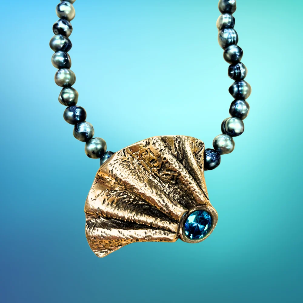 Dramatic Fan Fold Bronze Pendant Class with Carrie Story 8-28-26 In Person and Online - Image 6