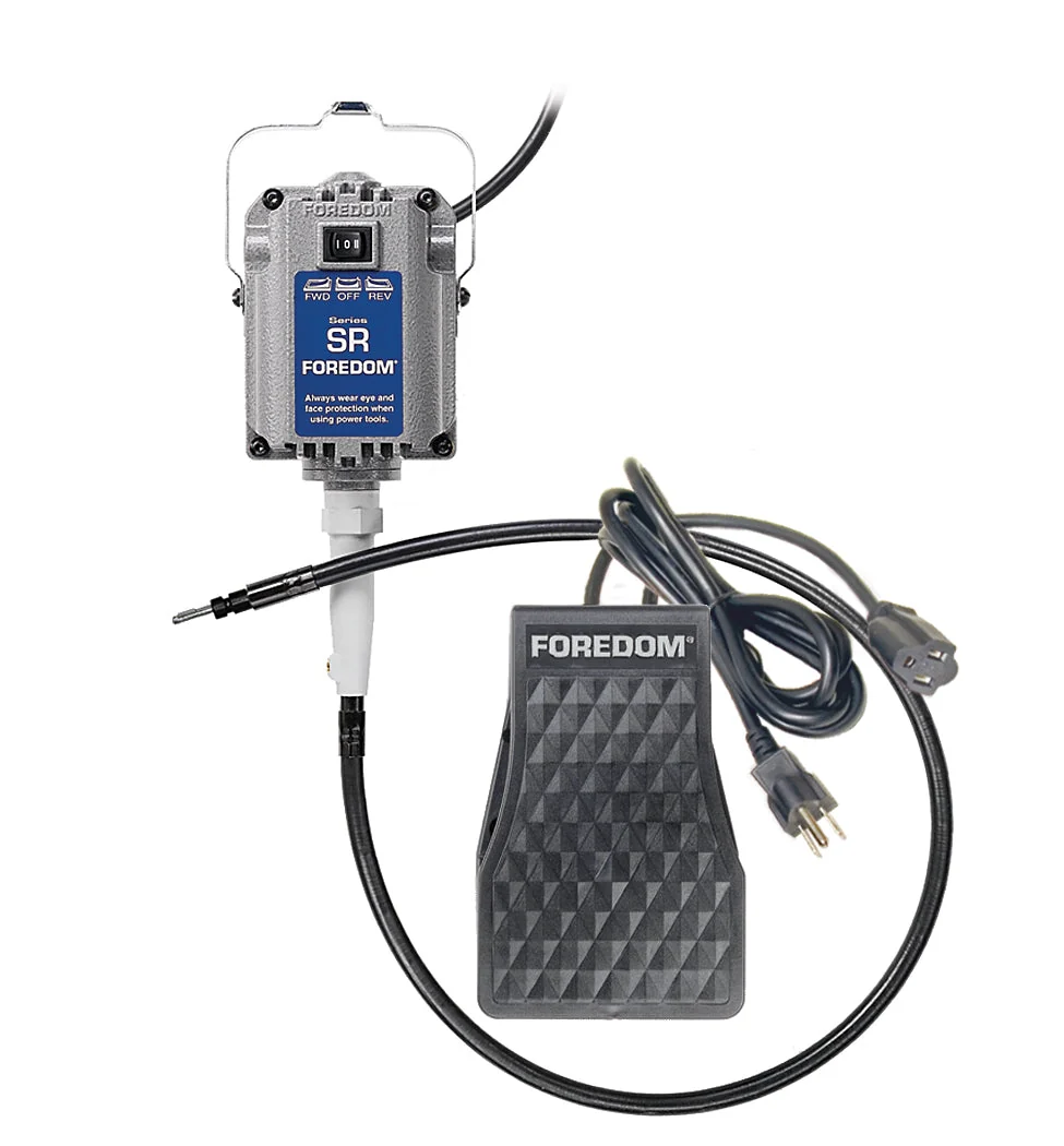 Foredom SR Hang-Up Motor with Foot Pedal, M.SR-FCT