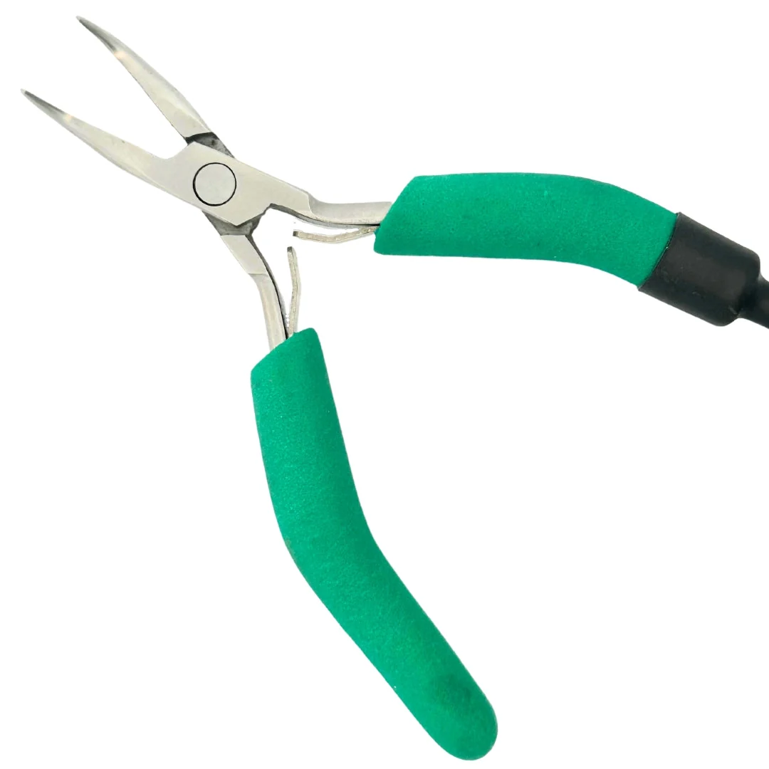 Grounded Bent Nose Pliers for Permanent Jewelry - Image 4