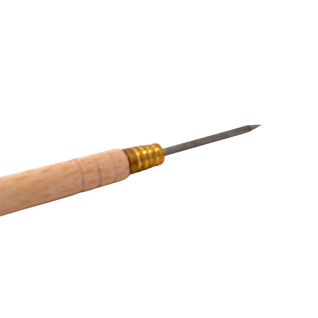 Large 3MM Titanium Solder Pick With Wooden Handle - Image 2