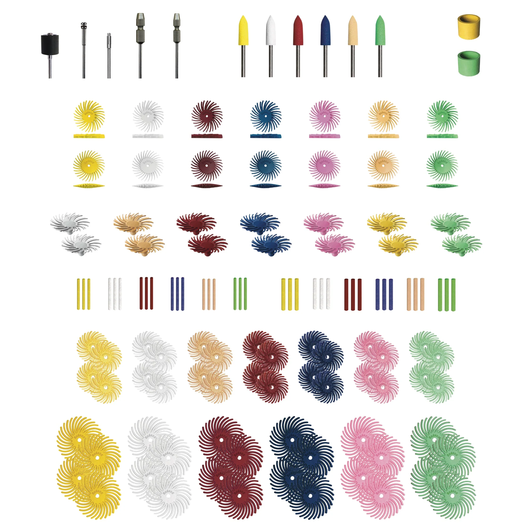 Master Polishing Kit w/ Mandrels & Organizing Case (133 Piece) - Image 61