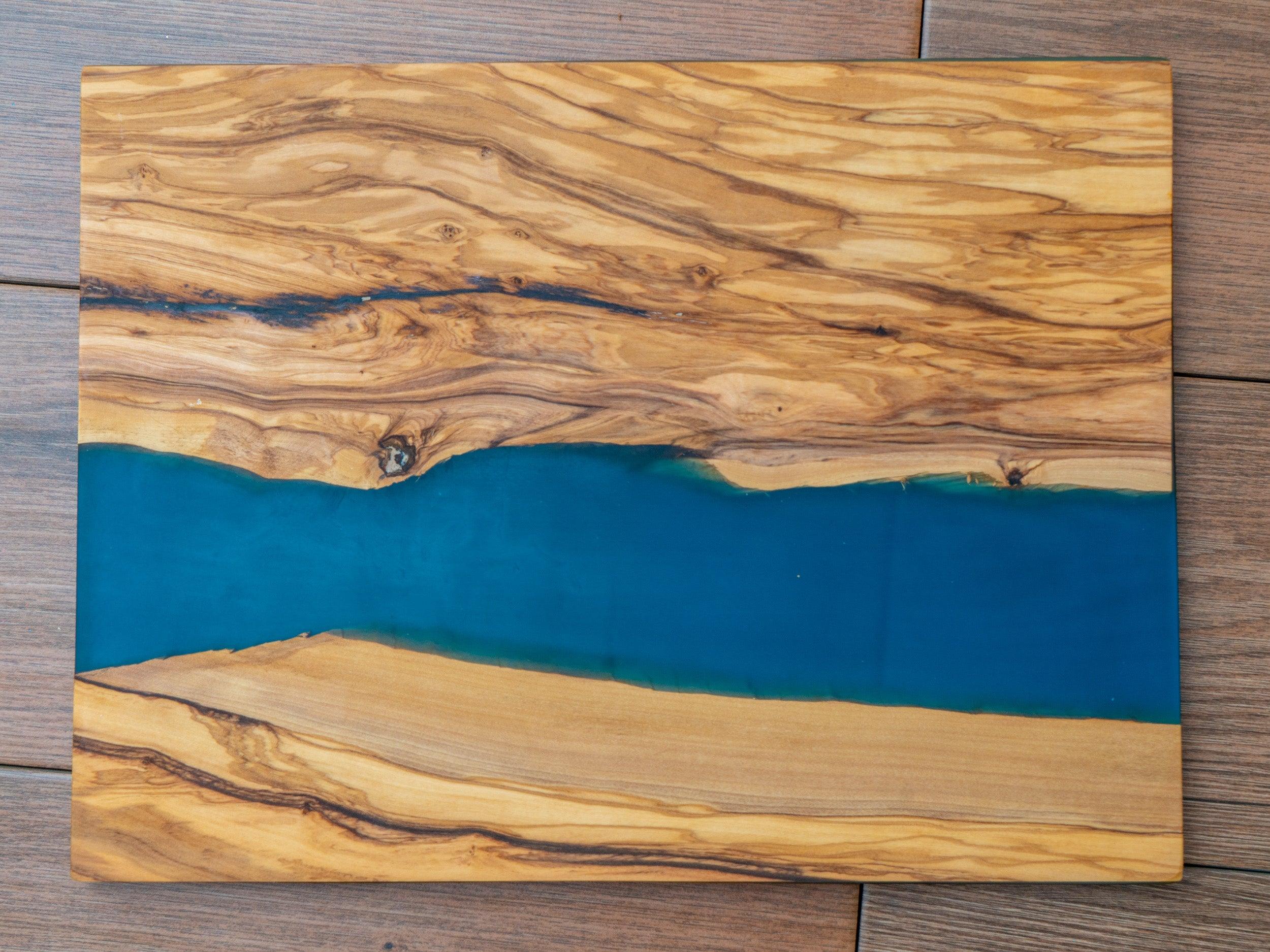 Olive Wood Resin Cutting Board - Image 3