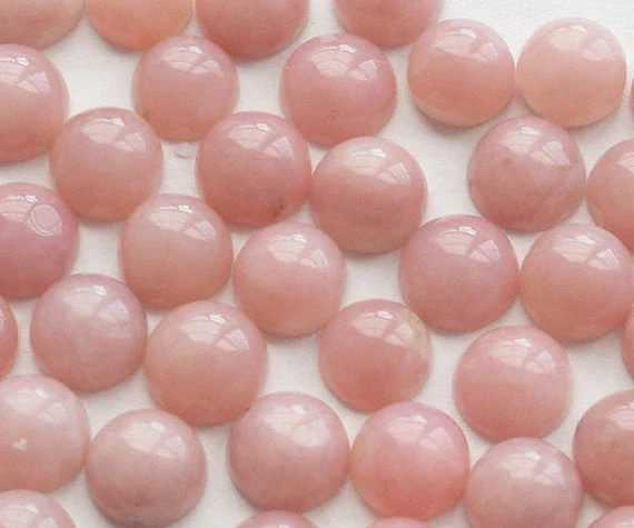 Pink Opal Cabochon Round 10mm