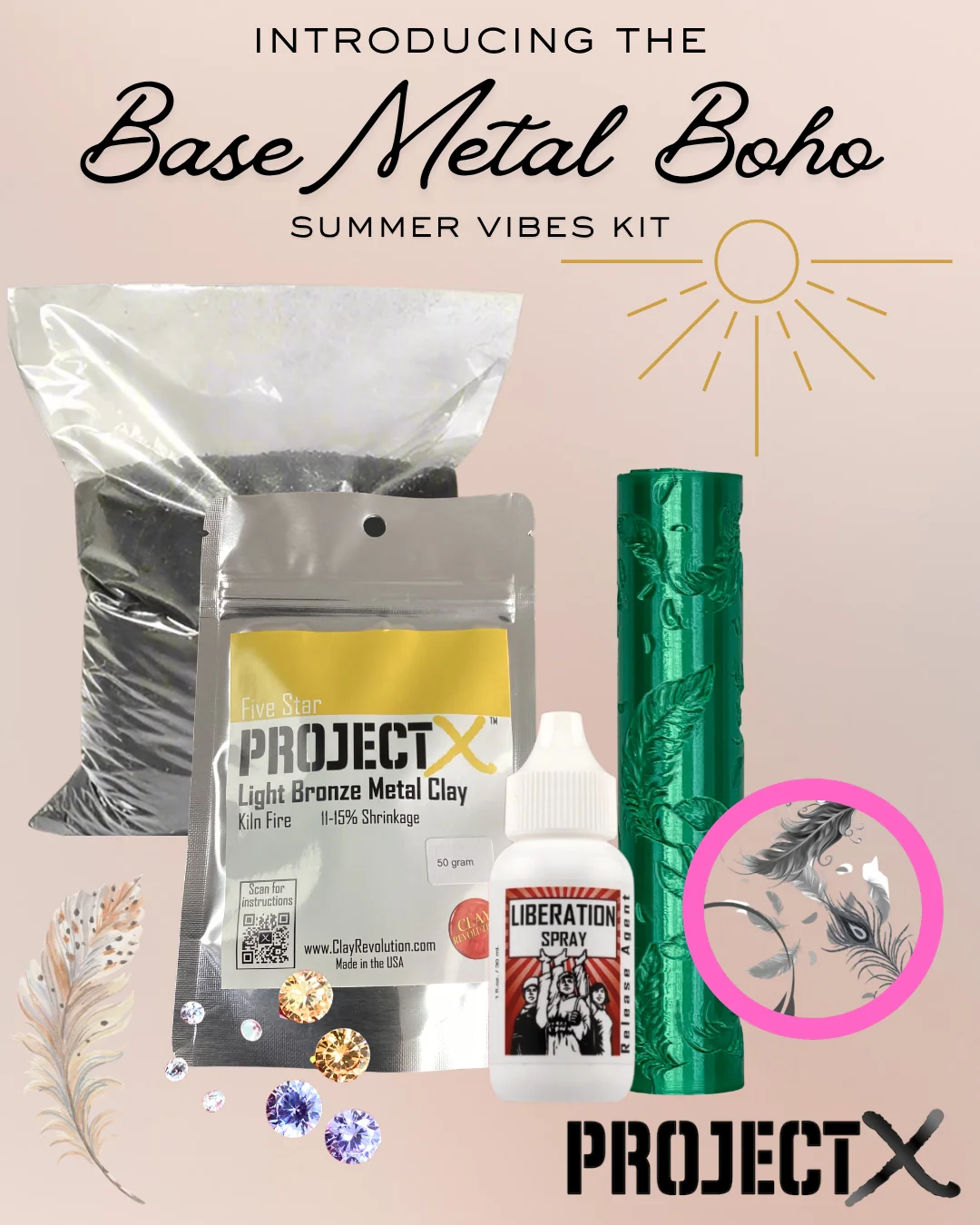 Project X Base Metal Clays - Premium Quality for Artisans