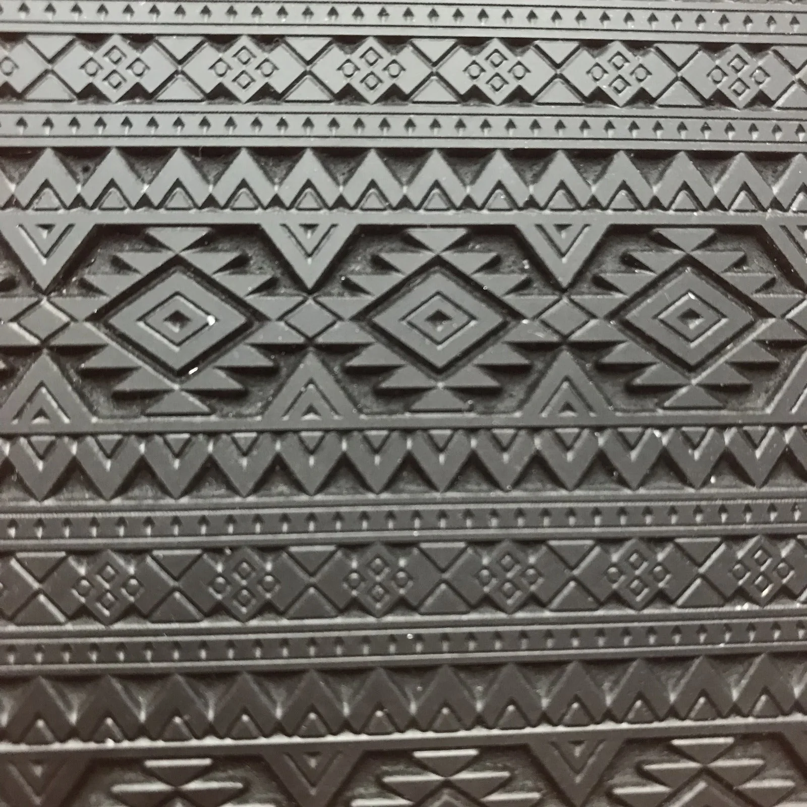 Quilted in the West South west Rubber Stamp Texture Sheet Mat for polymer clay metal clay mixed media art - Image 6