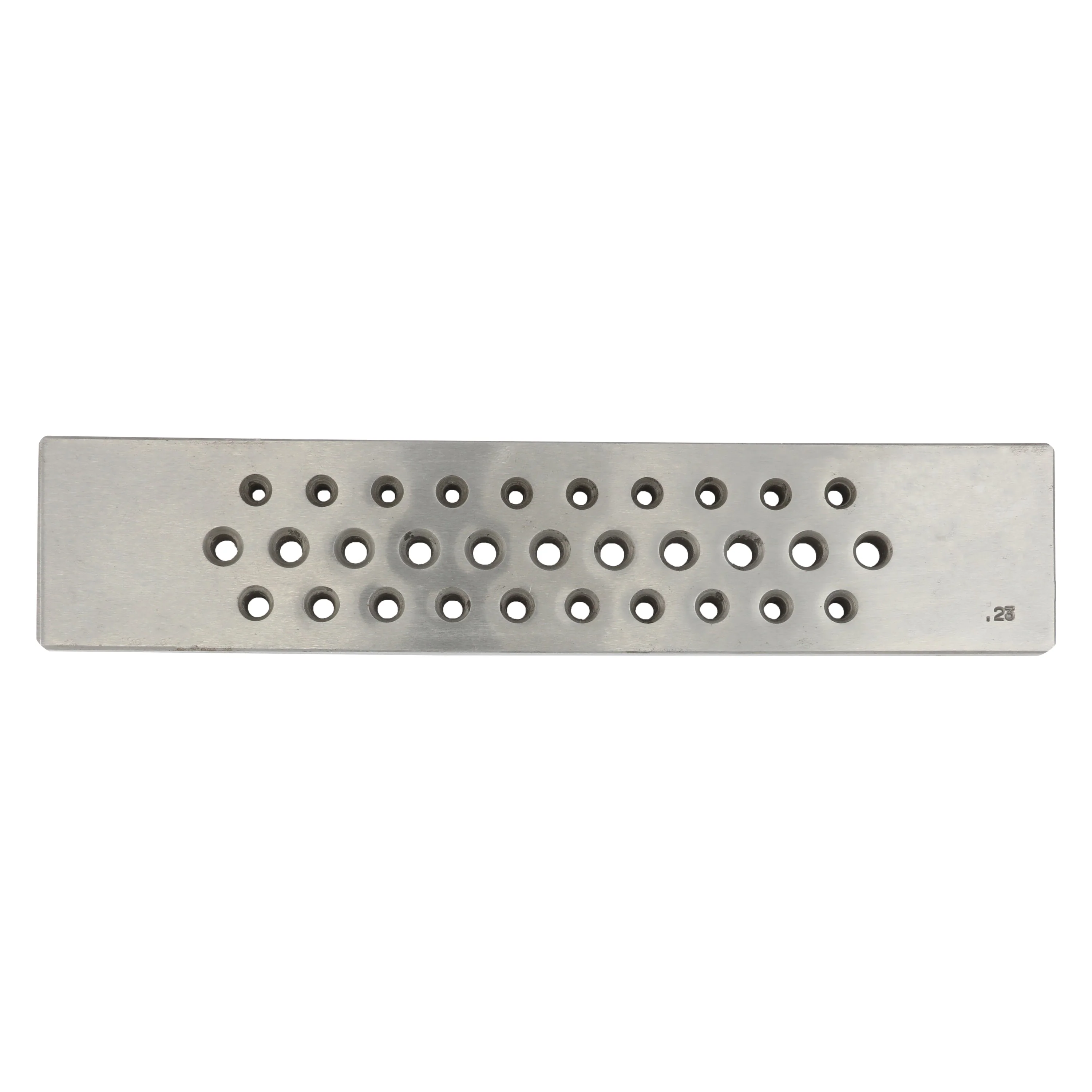 Round Wire Draw Plate, 6mm - 3mm, 31 Holes, Hardened Steel - Image 3