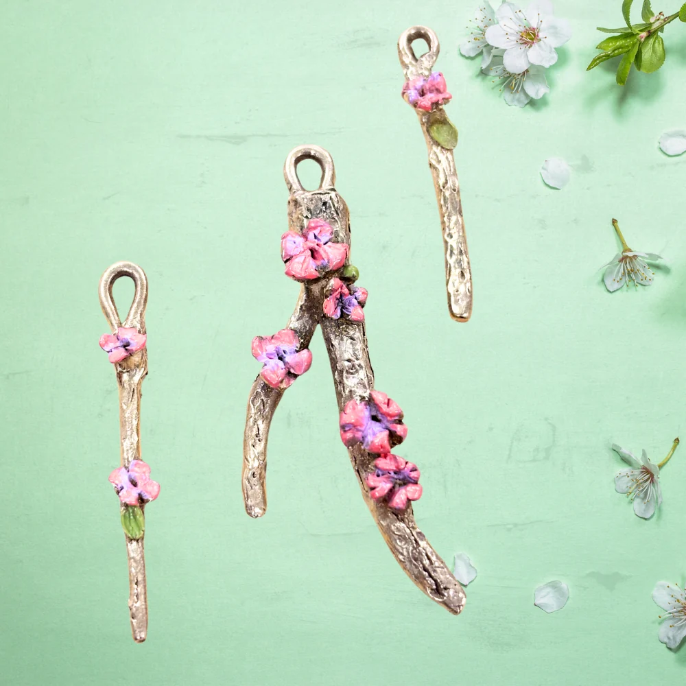 Sculpted Sprigs: Bronze Clay Earrings & Pendants with Carrie Story 7-24-26 In Person and Online - Image 6
