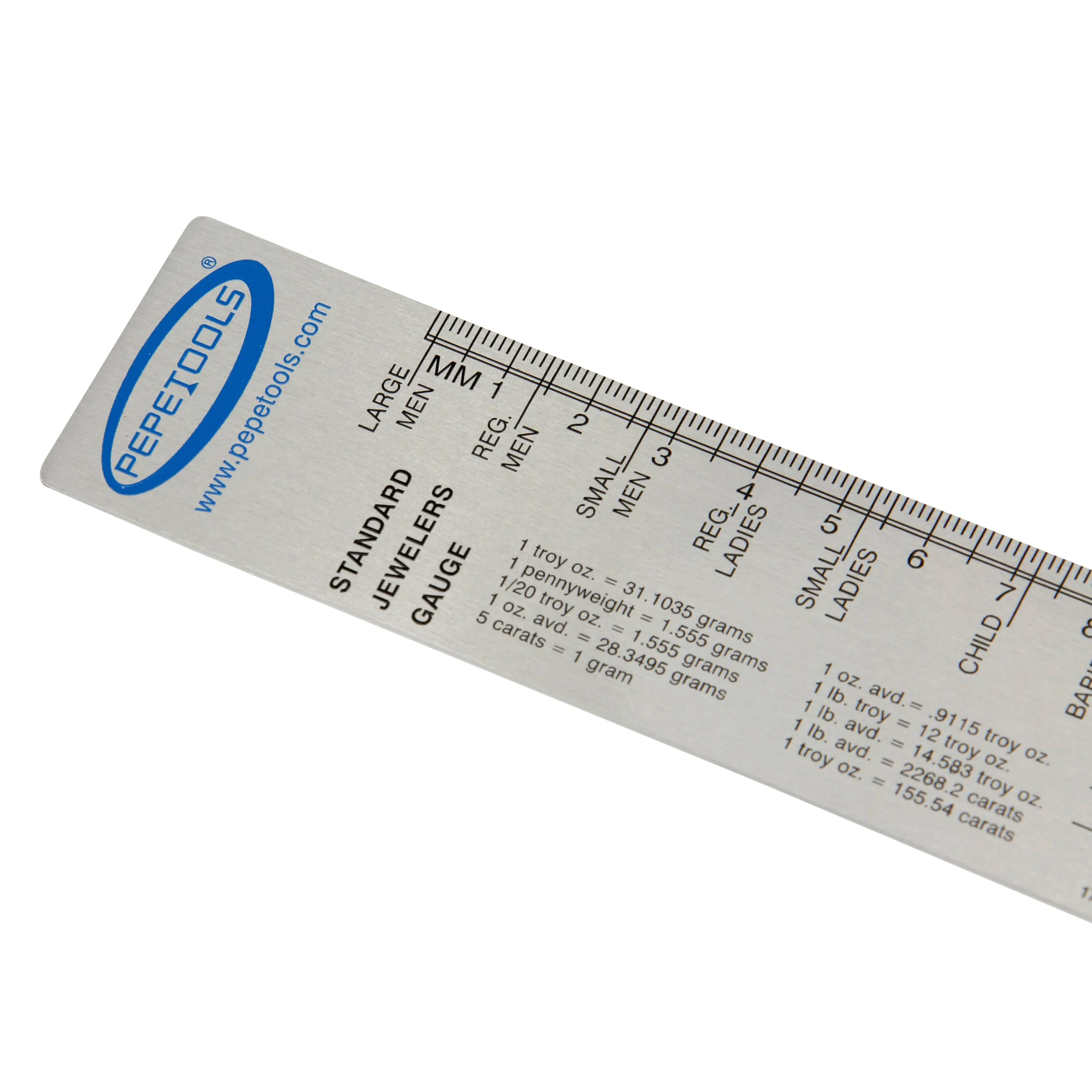 Standard Jeweler's Gauge Ruler – Ring & Bracelet Sizing Tool - Image 4
